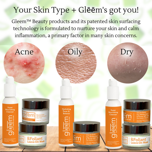 What is your skin type? How Gleem can help!