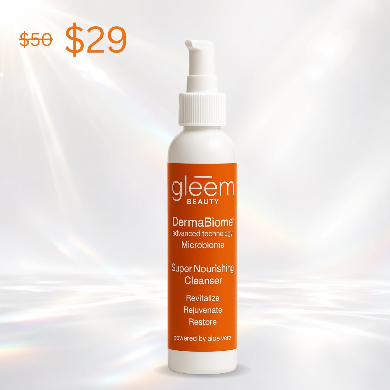 Super Nourishing Cleanser, discounted from $50 to $29