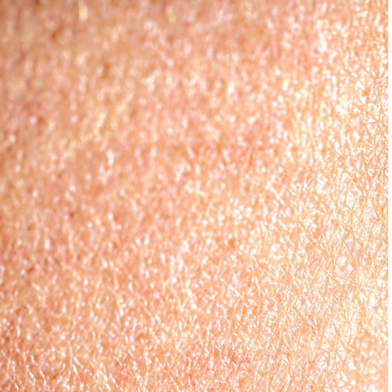 Close-up of improved complexion.