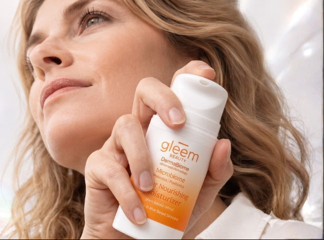 Gleem Beauty's Microbiome Nourishing Moisturizer combines aloe vera with microbiome-friendly ferments and actives.
