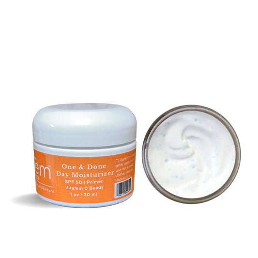 One & Done Day Moisturizer Mineral SPF 50 | Primer | Vitamin C Beads