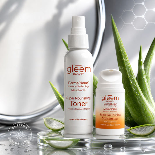 Microbiome Barrier Hydrating Duo – Aloe-Based Toner + Microbiome Moisturizer – 2-Step Deep Hydration Skincare Set